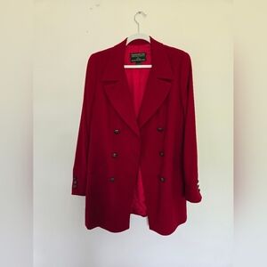 Vintage J. McLaughlin for Sonya Red Wool Suit Jacket | Fits Medium